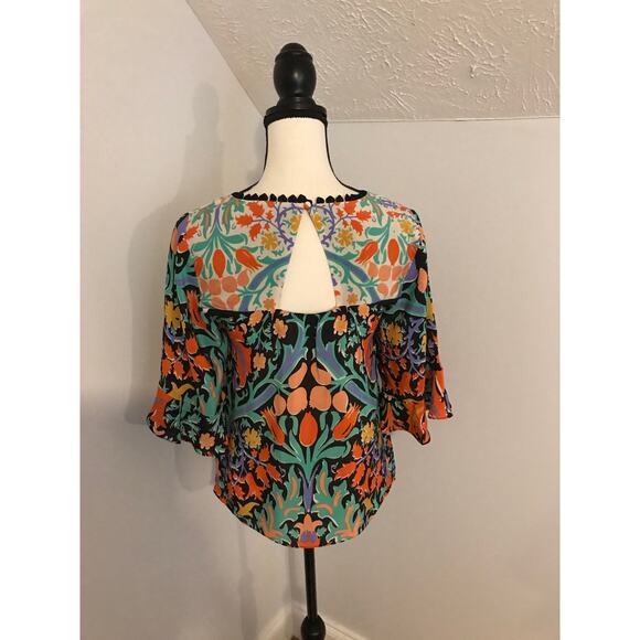 Anthropologie Maeve Folkart Kimono Top - Size 0 - Picture 4 of 10